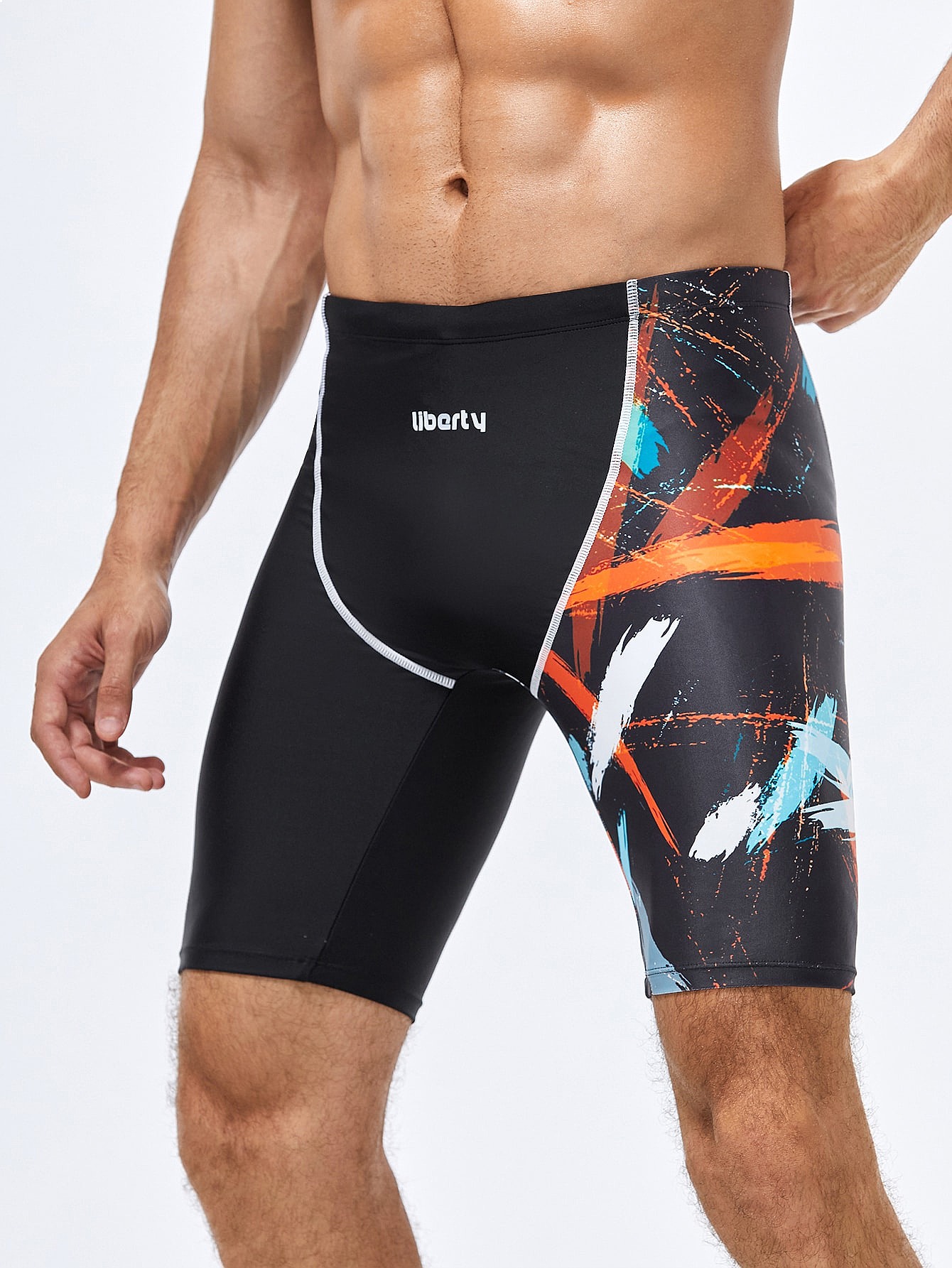 Compression Shorts Athletes - Adult Men's Compression Swim Trunks Quick