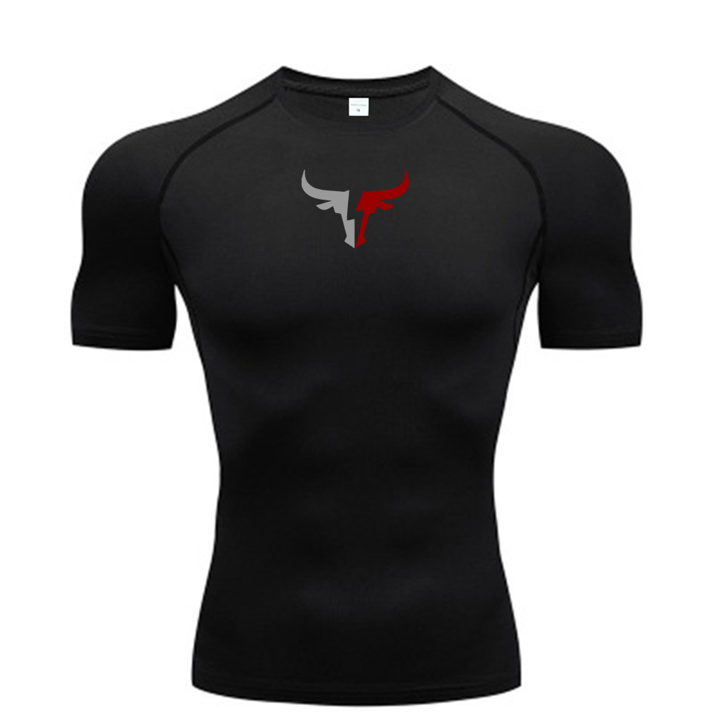 Men's bull head compression T- - T Shirt Tight Fit review and price