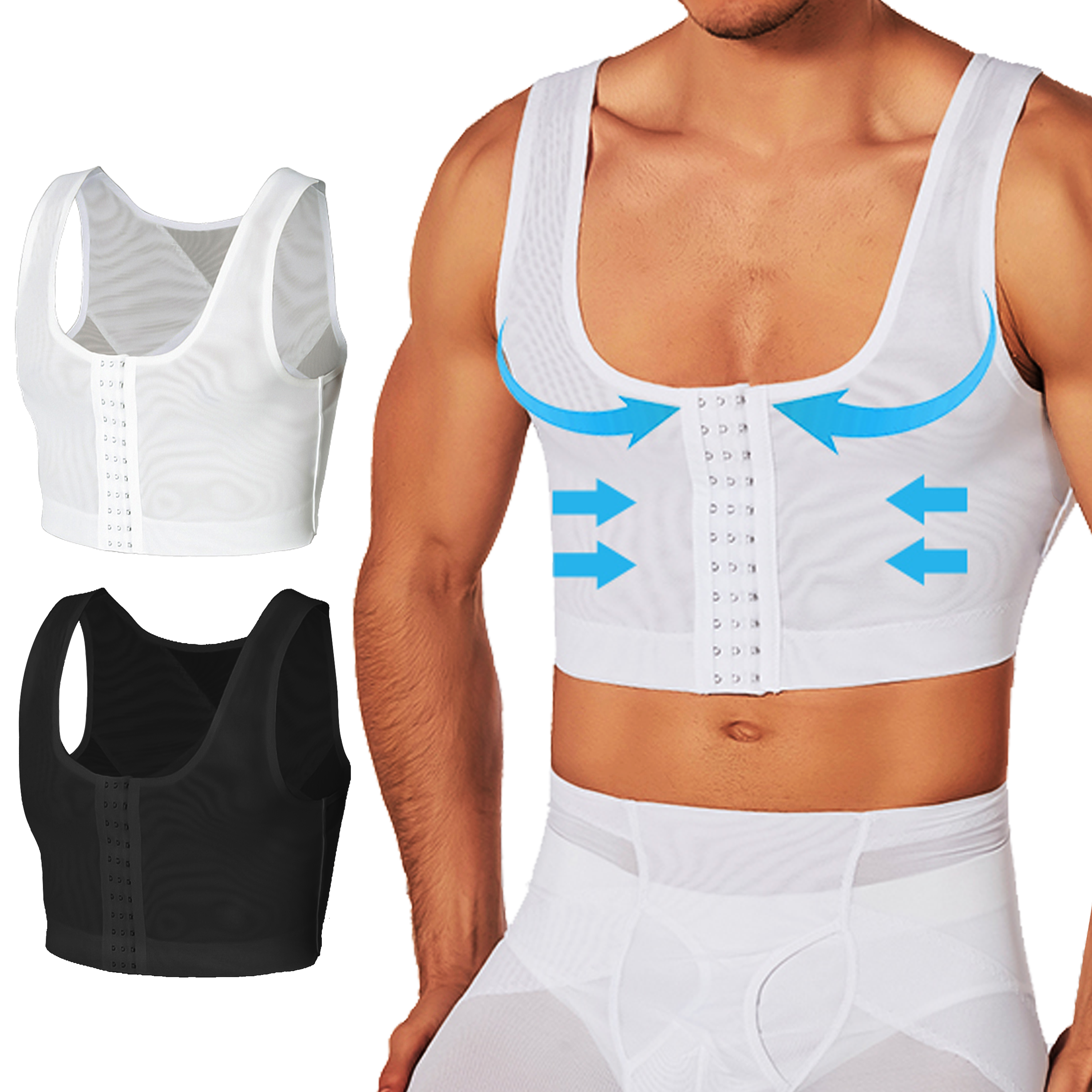 Men's Compression Corset Vest  - Sleeveless Undershirt review and price