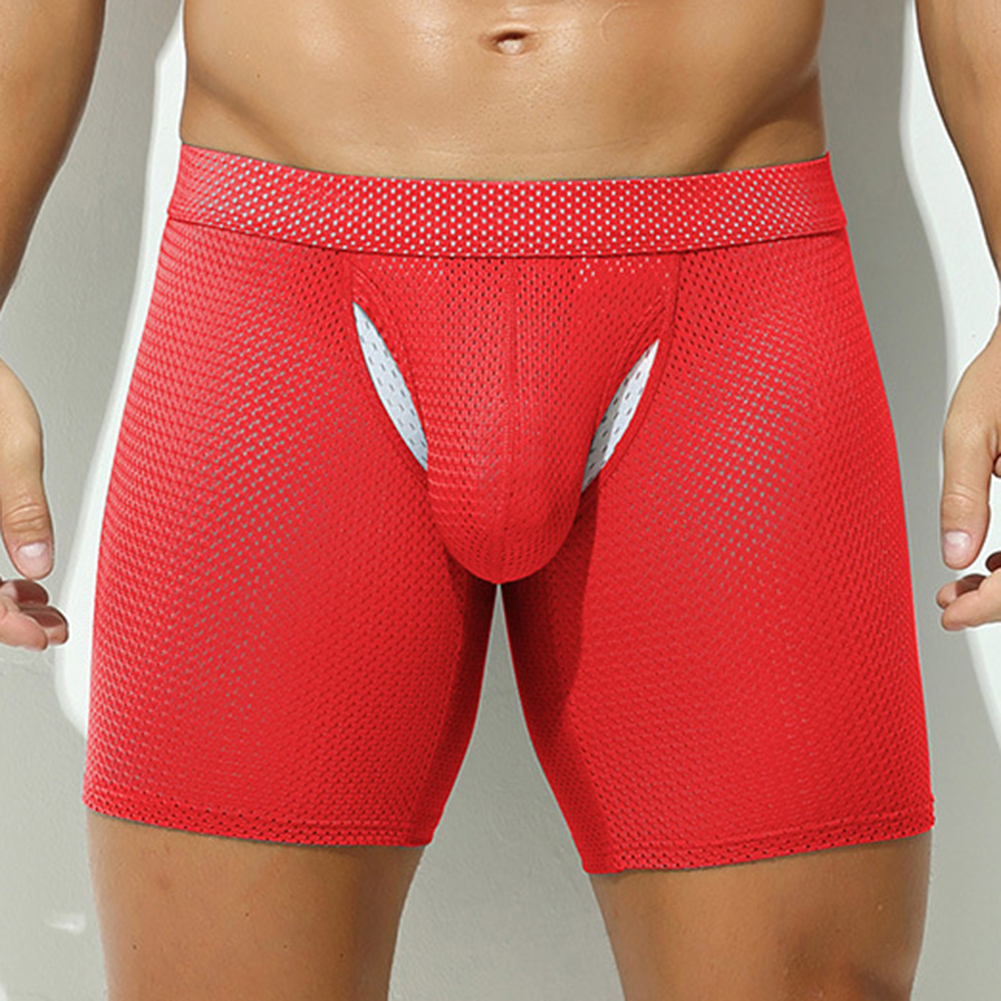 Sexy Lingerie Mens Mesh Underw - Long Leg Trunk Men review and price