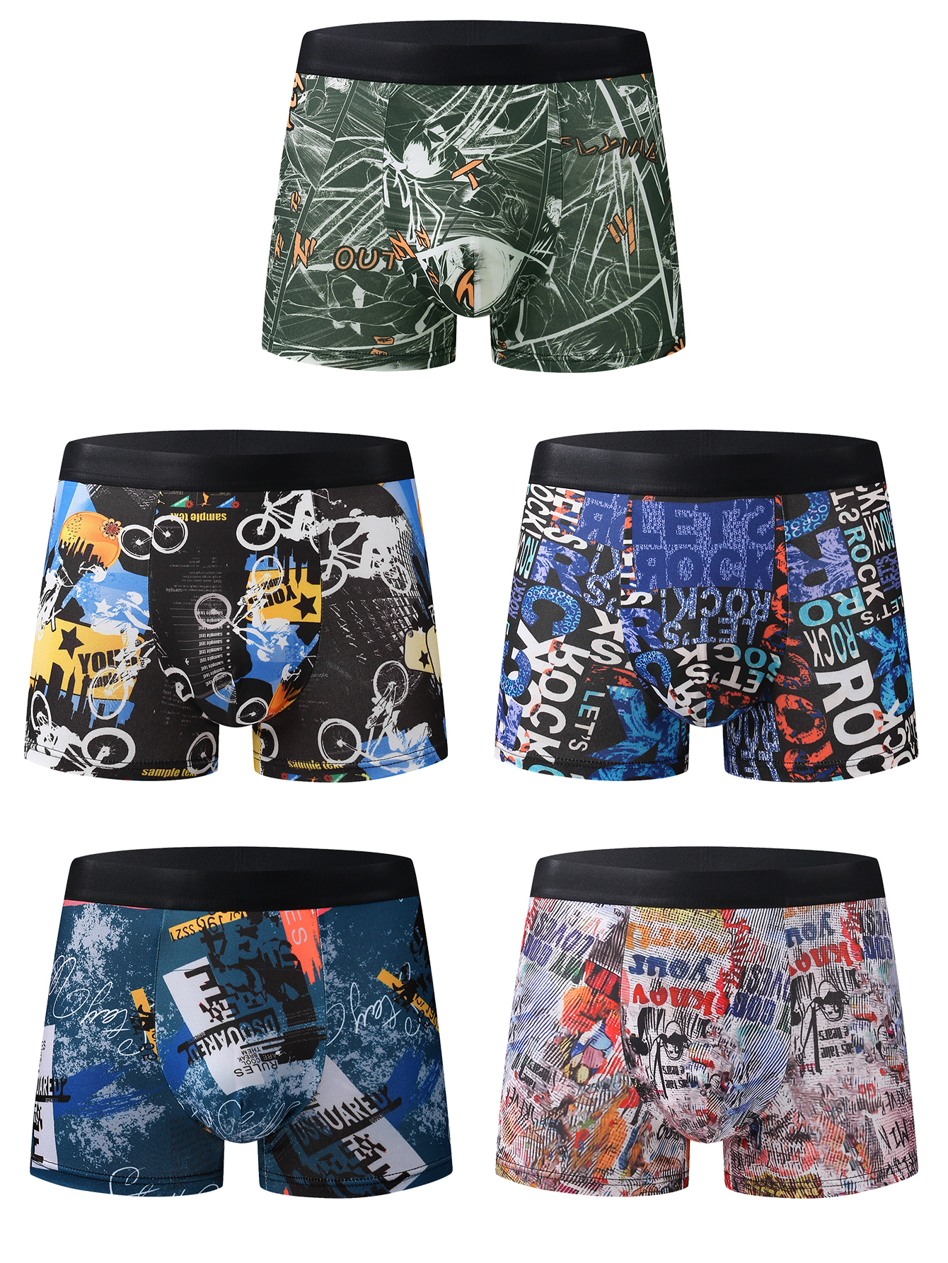 10-pack fashionable men's boxe - Multi Pack Underwear review and price