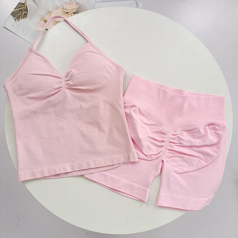 Summer Yoga Two-Piece Set for  - Suspender Tank Top review and price