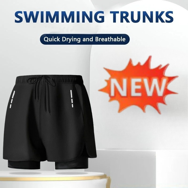 Men's Swim Trunks Quick Dry At - Compression Shorts Athletes review and price