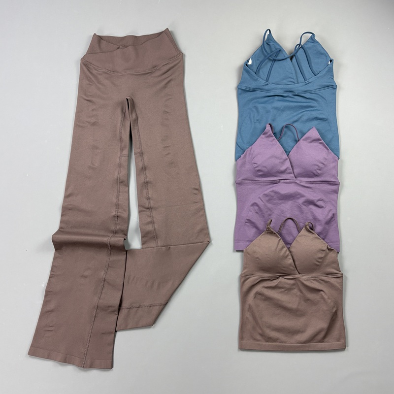 2Pcs Women Seamless Yoga Worko - Suspender Tank Top review and price