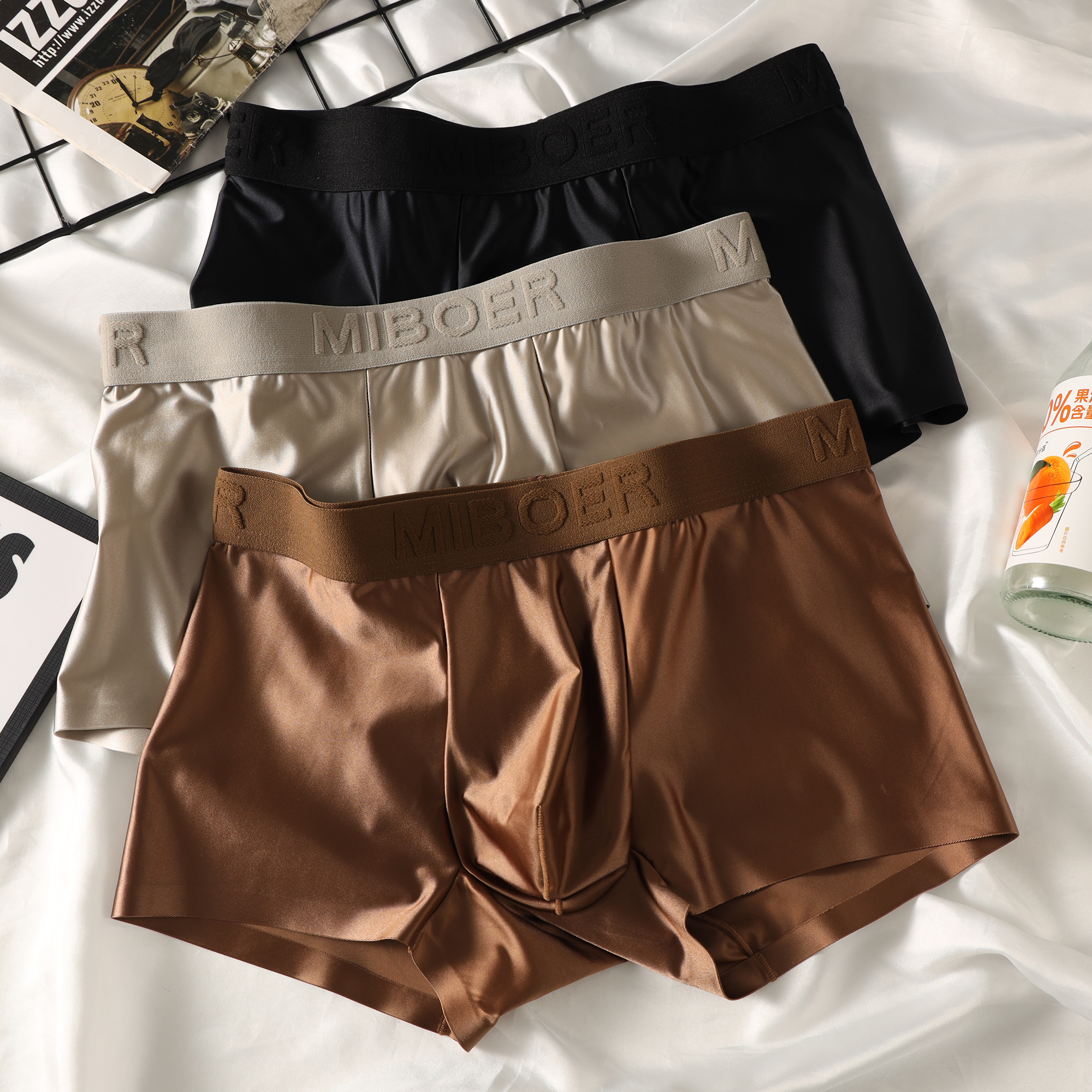 3PCS/Pack Luxury Satin-like Ul - Multi Pack Underwear review and price