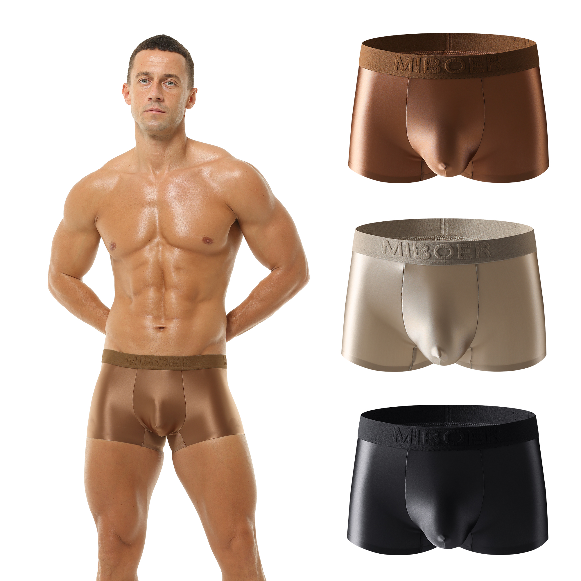 3PCS/Pack Luxury Satin-like Ul - Multi Pack Underwear review and price
