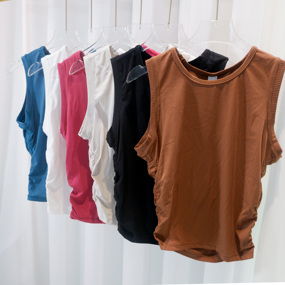 Summer Yoga Wear Ribbed Tank T - Tank Top Ribbed review and price